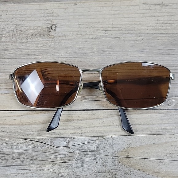 Ray-Ban RB3498 004/71 Sunglasses Gunmetal Flex Hinge FRAMES‎ ONLY 64-1 3N - Picture 8 of 16